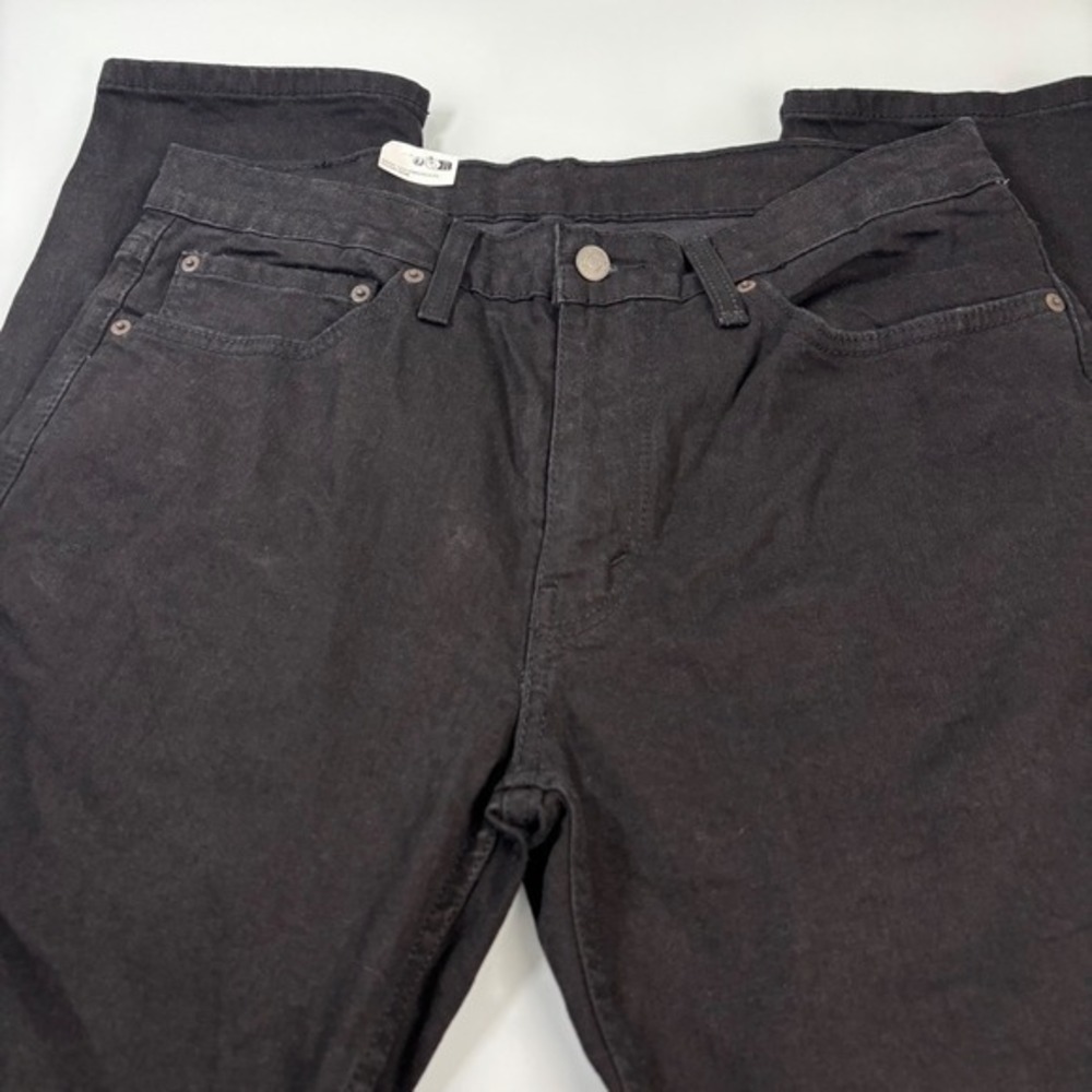 Levis Mens 34x32 (ACT34x31) Black 511 Slim Fit Jeans NEW Irregular Stretch Denim